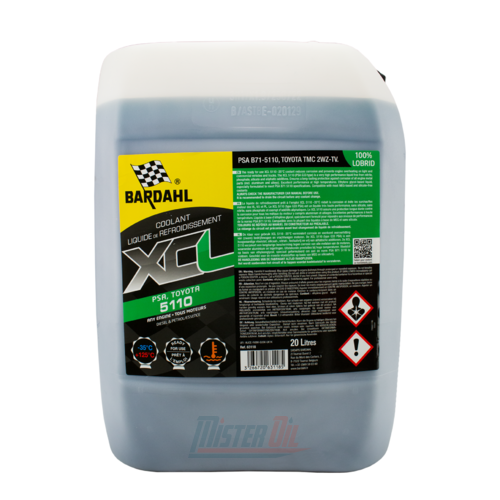 Bardahl Liquide De Refroissement Vert -35°C PSA Pret A Utiliser (63118)