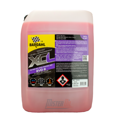 Bardahl Liquide de Refroidissement Mauve G12++ Evo 6 -37°C (36655)