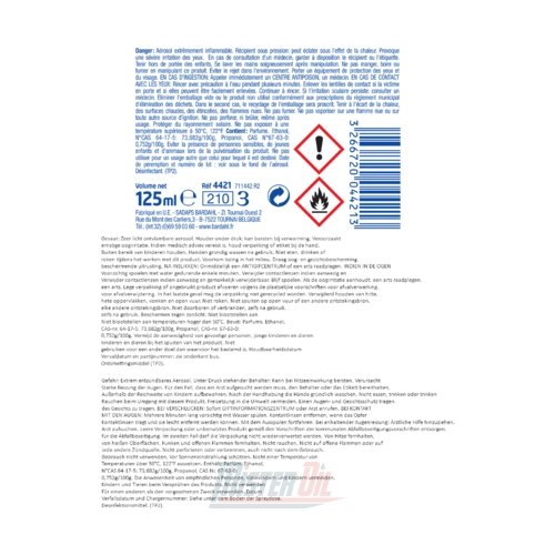 Bardahl Désinfectant Climatisation (4421FNP) - 4
