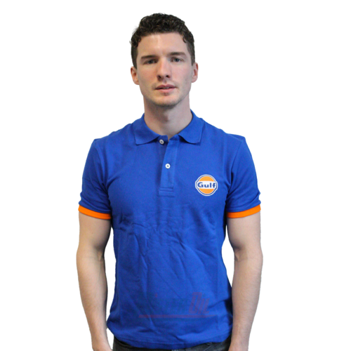 Gulf Polo Blue Logo Poitrine XL