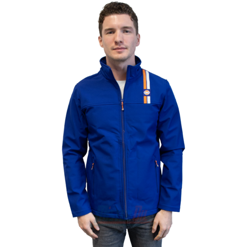 Gulf Softshell Bleu Logo + Rayure Poitrine S - 2
