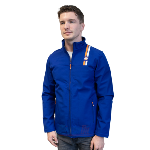Gulf Softshell Bleu Logo + Rayure Poitrine S - 3