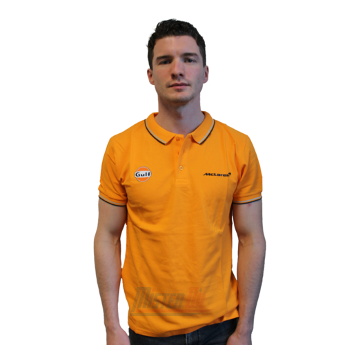 Gulf x McLaren Polo Orange XXL - 2