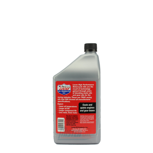 Lucas Oil Synthetic Motorcycle Oil (40702) - 2