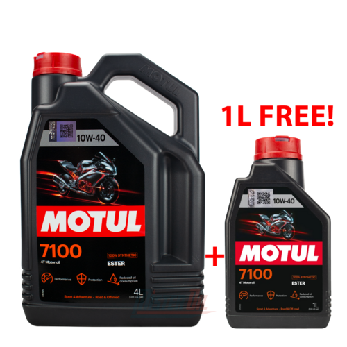 PROMO - Motul 7100 4T 10W40 4+1L GRATUIT - 2